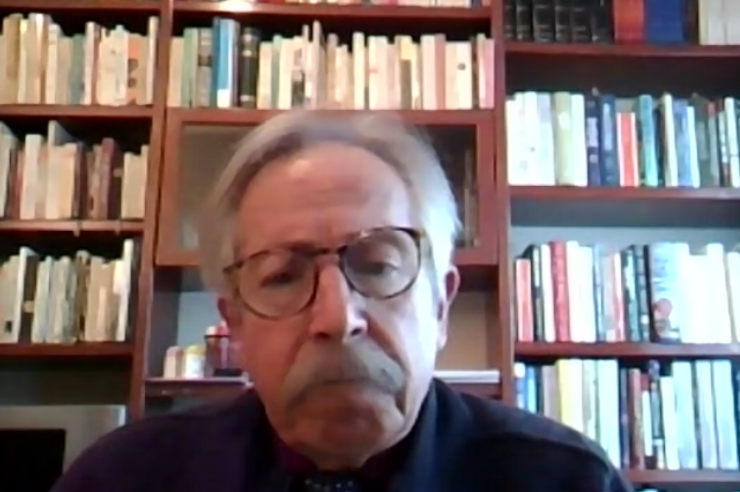 El catedràtic emèrit d'Economia Aplicada a la Universitat Autònoma de Catalunya, Josep Oliver, durant la seva intervenció en la jornada.